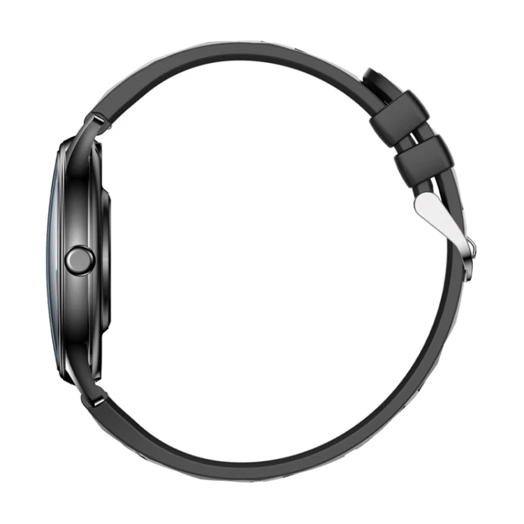 Smart Watch COLMI L28 (czarny silikon + czarny skórzany pasek)