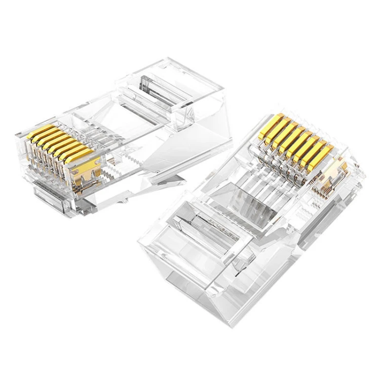 Wtyczka RJ45 UGREEN NW120 Cat 6 10-pak (przezroczysta)