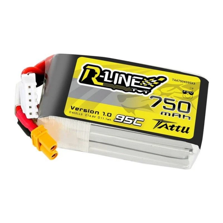 Akumulator TATTU R-Line 750mAh 14.8V 95C 4S1P XT30