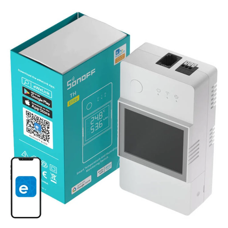 Przekaźnik SONOFF THR320D TH Elite Wi-Fi 20A