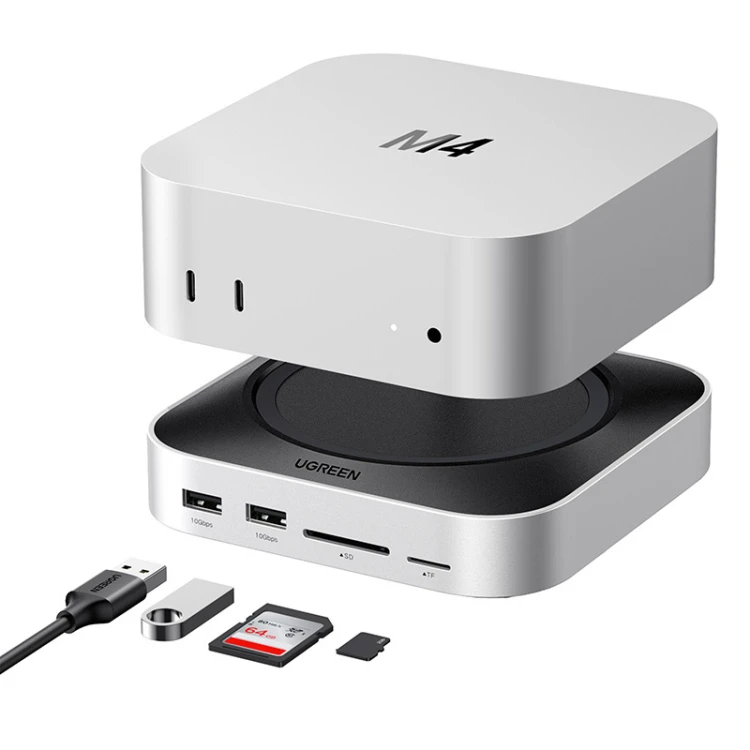 Stacja dokująca USB-C UGREEN CM841 11w1 (szara)