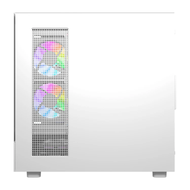 Obudowa komputerowa DarkFlash DS950V z wyświetlaczem (biała) + 6 wentylatorów
