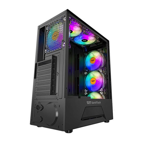 Obudowa komputerowa DARKFLASH LEO (czarna)