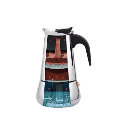 Kawiarka na 6 filiżanek MR-1660-9 -BLACK MAESTRO