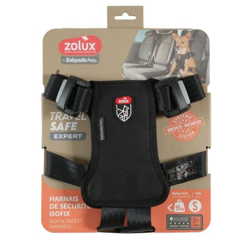 ZOLUX Szelki dla psa TRAVEL SAFE S czarne