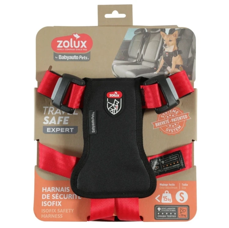 ZOLUX Szelki dla psa TRAVEL SAFE S czarne