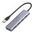 Hub USB UGREEN CM219 5-portowy USB-A+USB-C (szary)