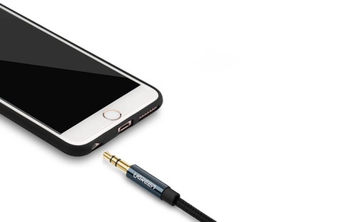 Kabel UGREEN AV122 jack 3,5mm-jack 3,5mm 1.5m (czarny)