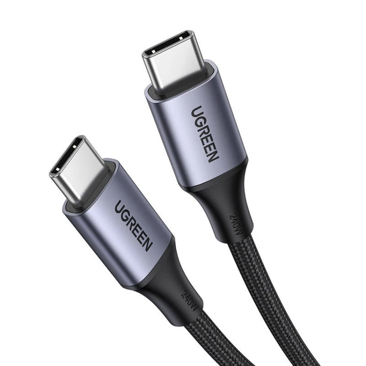 Kabel UGREEN 15311 USB-C-USB-C 1m (szary)