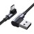 Kabel UGREEN US176 USB-A-USB-C 2m kątowy (czarny)