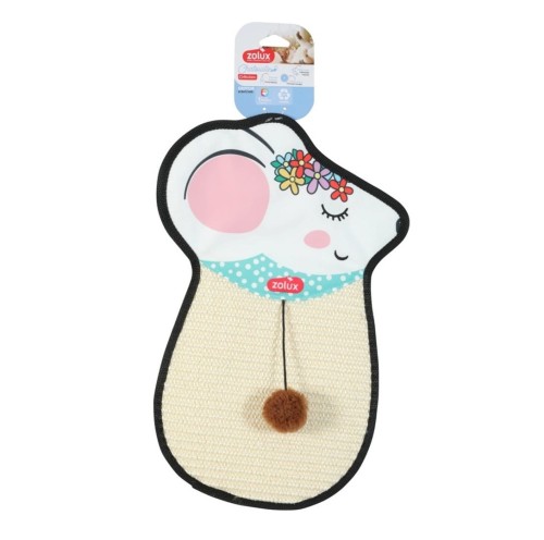 ZOLUX Drapka dla kota do powieszenia mysz sizal z zabawką CHATOUILLE 51cm