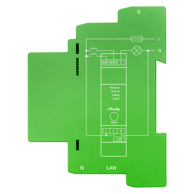 Ściemniacz DIN SHELLY Pro Dimmer 1 Wi-Fi Bluetooth