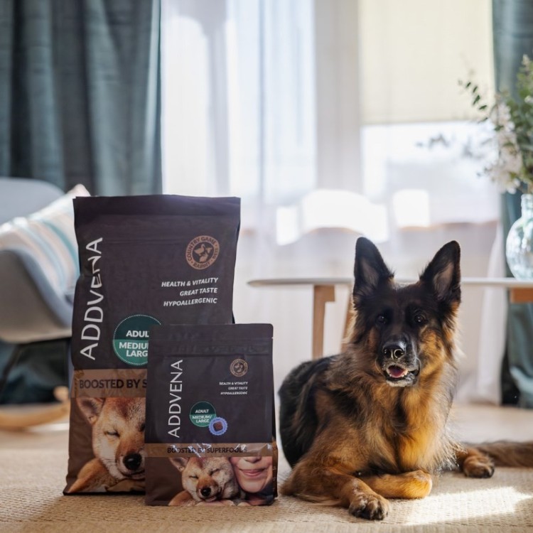 ADDVENA BOOSTED BY SUPERFOODS dla dorosłych psów średnich i dużych ras 2,5kg