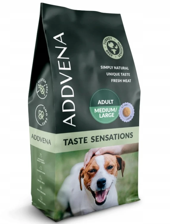 ADDVENA TASTE SENSATIONS dla dorosłych psów średnich i dużych ras 10kg