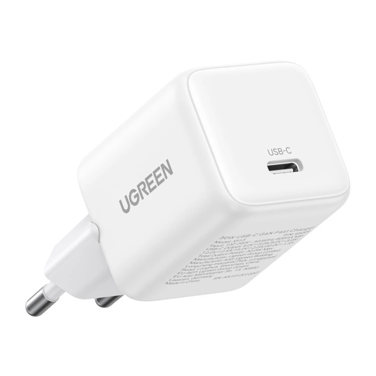 Ładowarka sieciowa Ugreen X513 30W GaN 1X USB-C (biała)