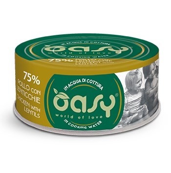 Oasy More Love Chicken with Lentils 70gr