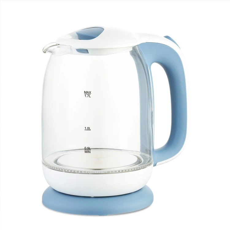 Czajnik elektryczny szklany 1,7l 2200W MR-056-BLUE MAESTRO