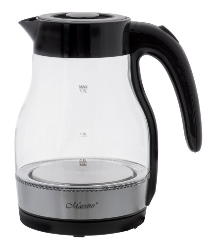 Czajnik elektryczny szklany 2200W MR-061-BLACK MAESTRO