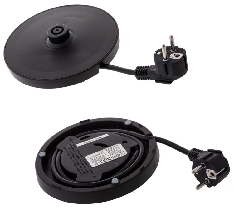 Czajnik elektryczny szklany 2200W MR-061-BLACK MAESTRO