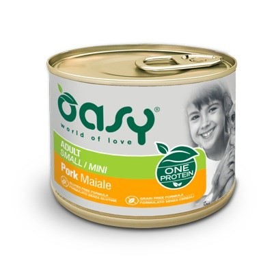 Oasy One Protein Adult Small/Mini Pork 200gr