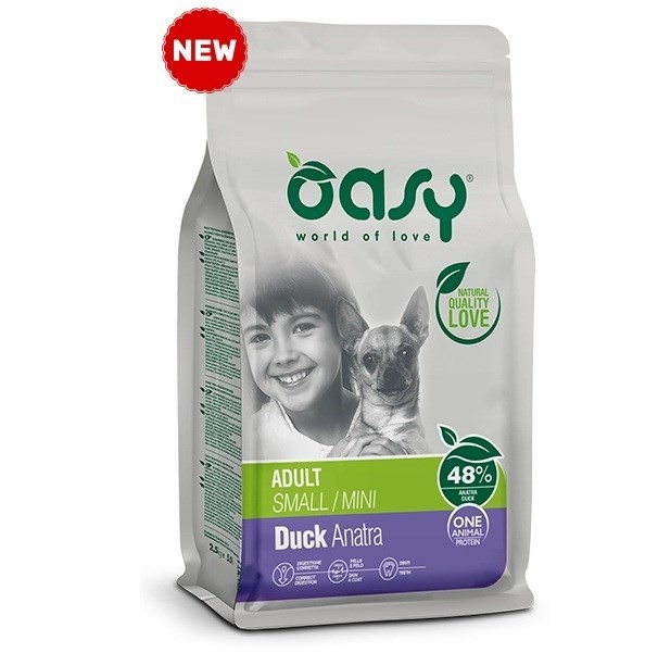 Oasy One Animal Protein Adult Small/Mini Duck 2,5kg