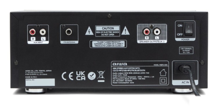 AIWA Mini wieża MSBTU-550