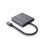 GEMBIRD ADAPTER USB-C DO HDMI + DP 4K 60HZ, CZARNY