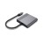 GEMBIRD ADAPTER USB-C DO HDMI + DP 4K 60HZ, CZARNY