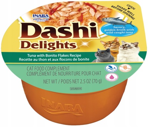 INABA CAT DASHI DELIGHTS TUNA WITH BONITO 70g