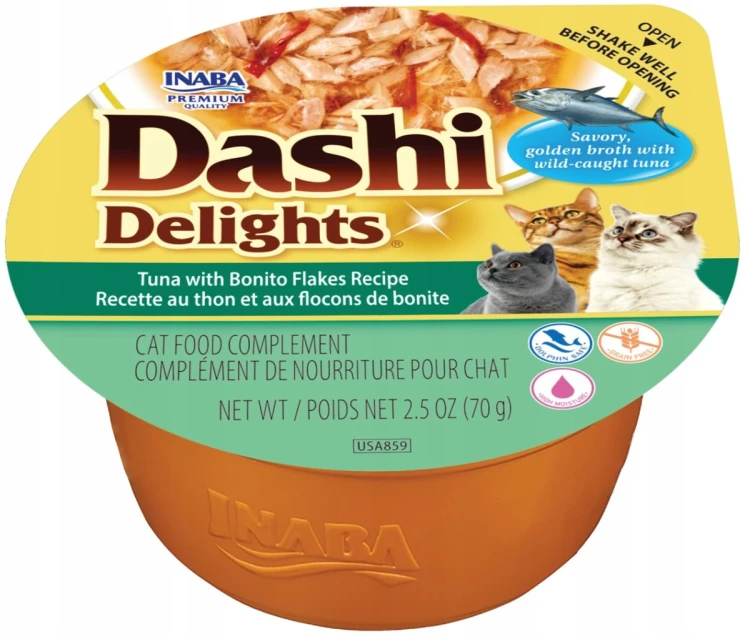 INABA CAT DASHI DELIGHTS TUNA WITH BONITO 70g