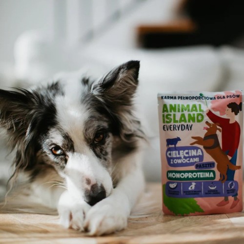 ANIMAL ISLAND Monoproteinowa cielęcina pies 300g