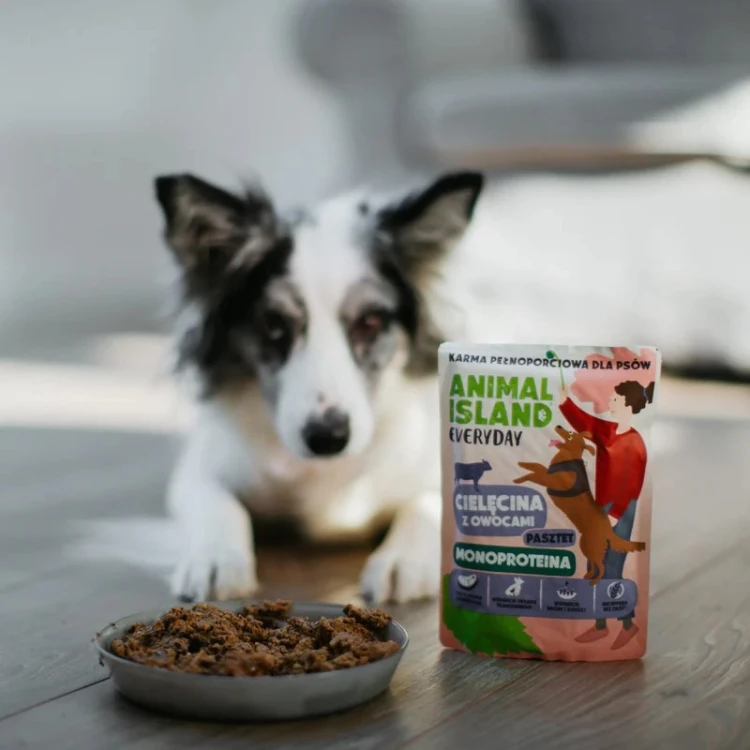 ANIMAL ISLAND Monoproteinowa cielęcina pies 300g
