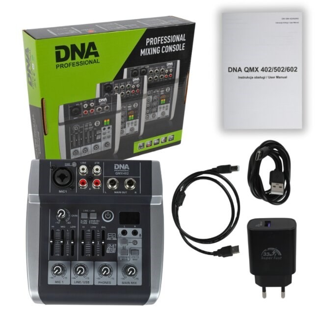 QMX402 - Mikser analogowy z Bluetooth