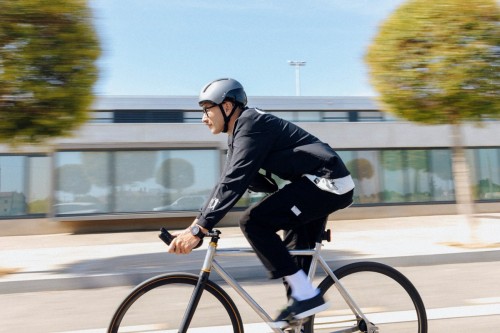 Kask Rowerowy HJC CALIDO Biało-Srebrny MT WHITE SILVER r.S