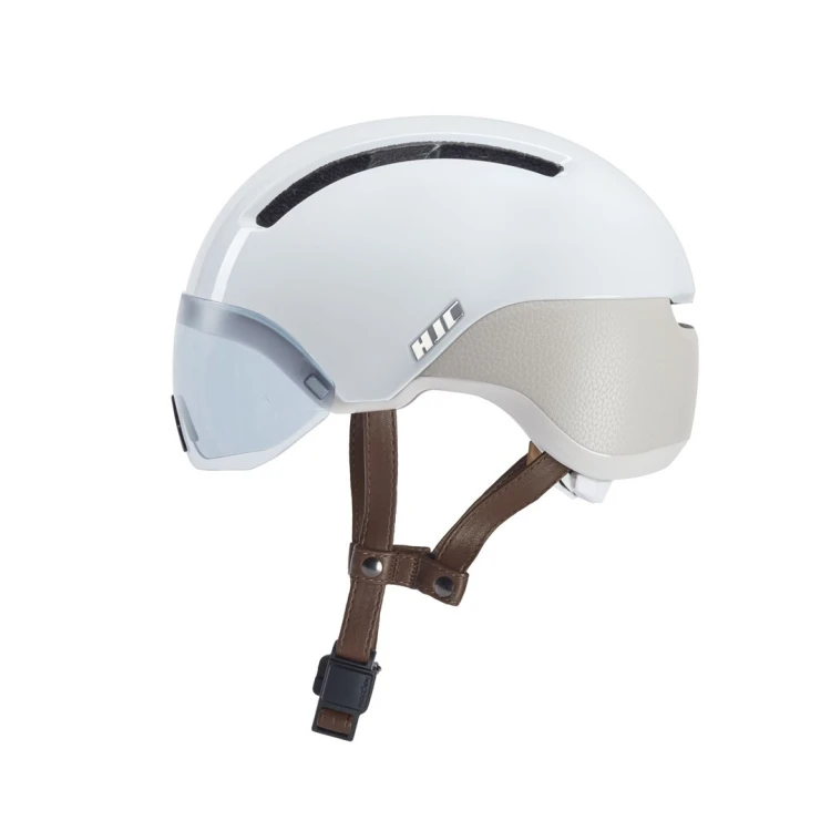 Kask Rowerowy HJC CALIDO PLUS Biało-Szary PEARL WHITE GREY r.S