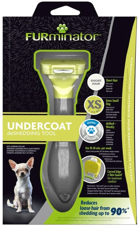 Furminator dla psów krótkowłosych - Toy Dog XS