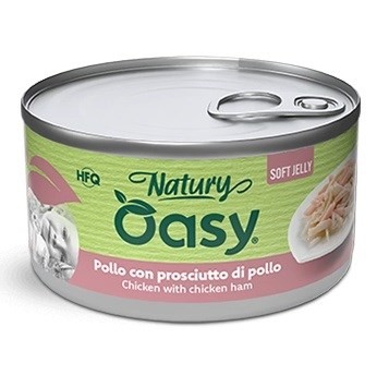 Oasy Natury Soft Jelly Chicken with ham 150gr