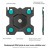 ONKRON G90-B Uchwyt biurkowy obrotowo-nachylny do monitora 13"-34" maks 10 kg, z obracaniem, czarny