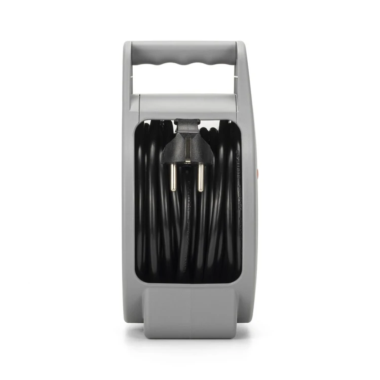 MONTIS PRZEDŁUŻACZ DOMOWY ZWIJANY 10M SZARY MT189