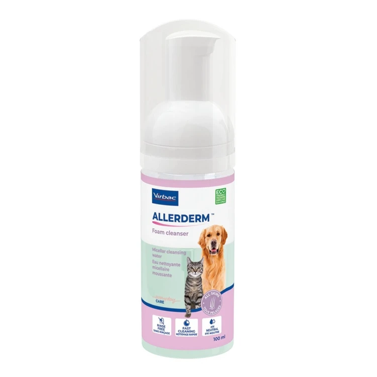 VIRBAC ALLERDERM SPOT ON pianka czyszcząca dla psa i kota 6x2ml