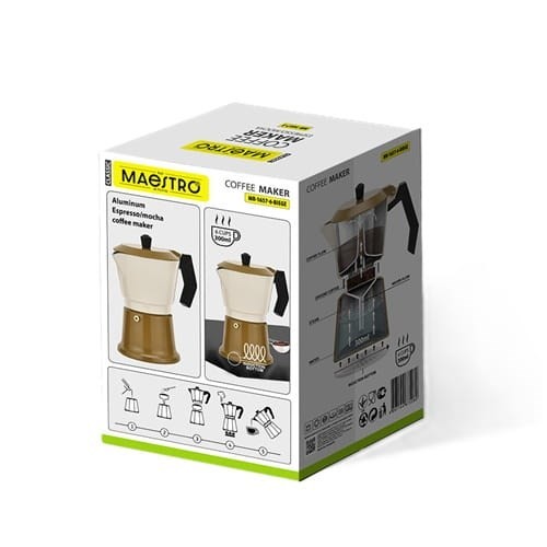 Kawiarka aluminiowa MR-1657-6-BEIGE MAESTRO