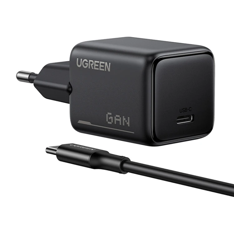 Ładowarka sieciowa UGREEN X517, 25W, USB-C GaN + kabel 1m