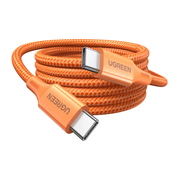 Kabel USB-C UGREEN L502 PD 5A 1m (pomarańczowy)