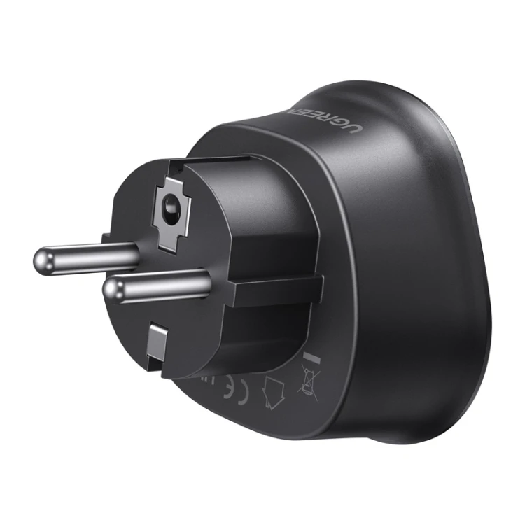 Uniwersalny adapter podróżny UGREEN S500 wtyczka Schuko 10A
