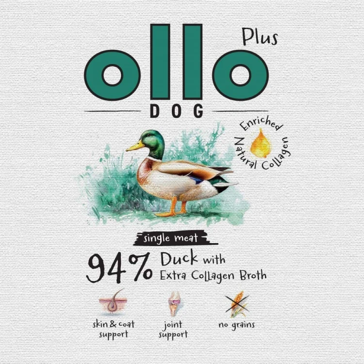 Ollo Plus Kolagen Kaczka 400g puszka dla psa