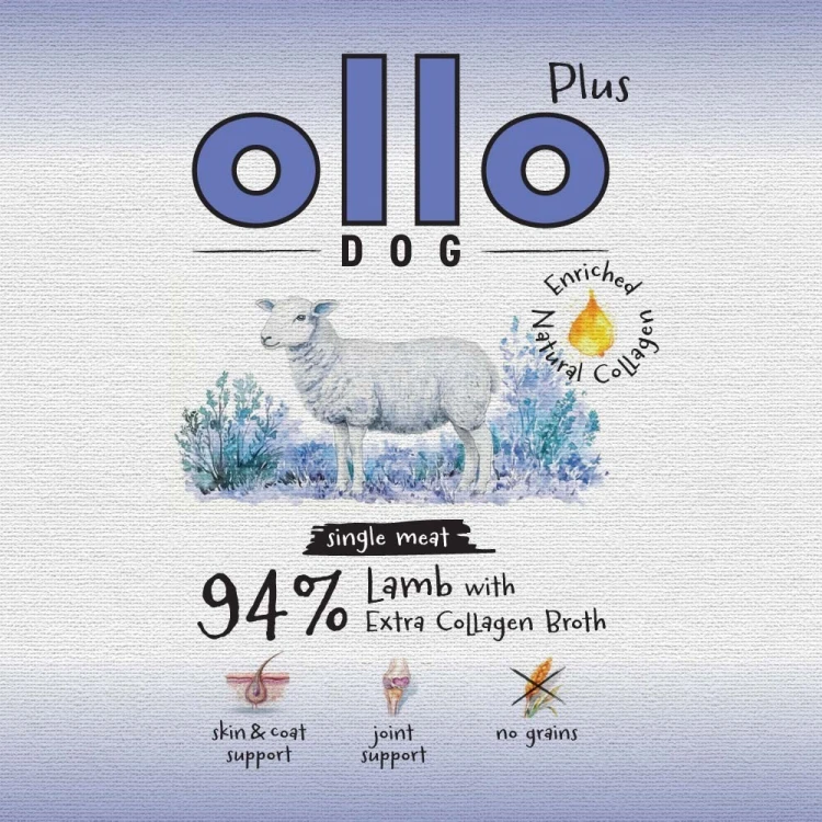 Ollo Plus Kolagen Jagnięcina 400g puszka dla psa