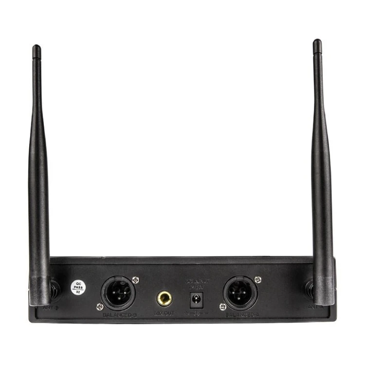 DVS2 - Mikrofon bezprzewodowy, 2x nadajnik doręczny  + baza, pasmo UHF 560-590 MHz