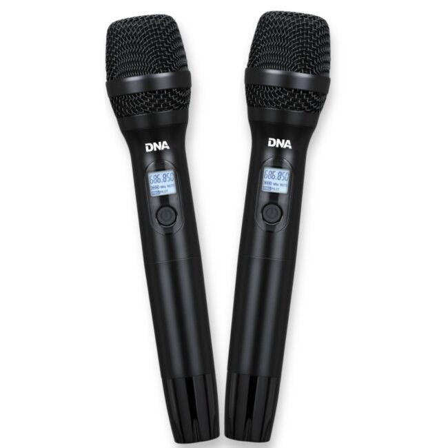 XMIC 2 - Podwójny zestaw bezprzewodowy 2x mikrofon doręczny + odbiornik, pasmo  UHF 518-542 MHz