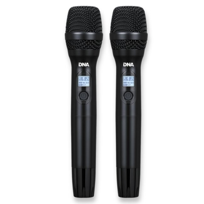 XMIC 2 - Podwójny zestaw bezprzewodowy 2x mikrofon doręczny + odbiornik, pasmo  UHF 518-542 MHz