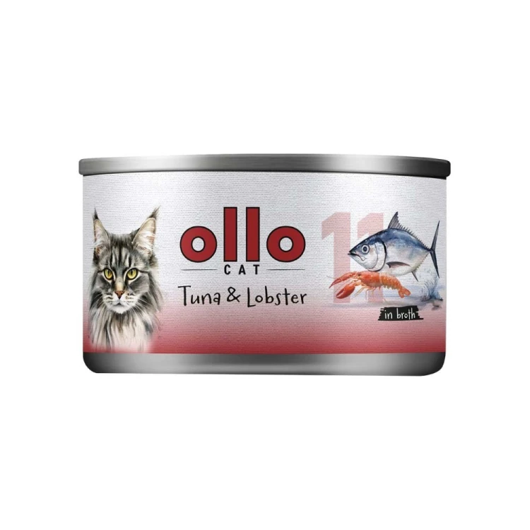 Ollo Tuna with Lobster in Broth Nr 11 70g